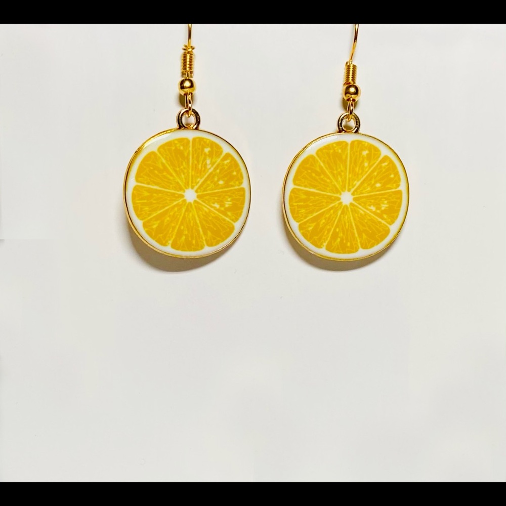 lemon earrings - Picture 2 of 3